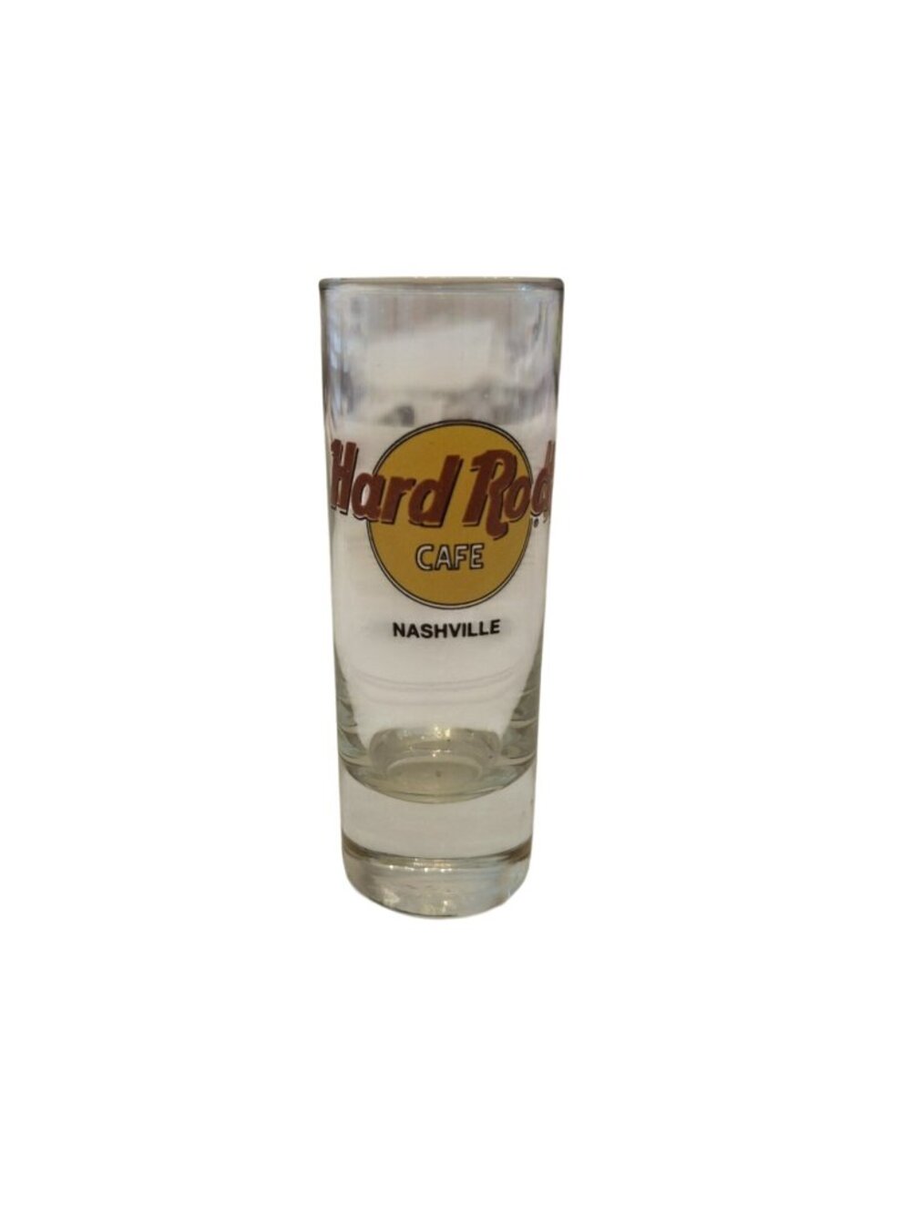 Hard Rock Cafe Nashville Shot Glass Logo Collectible Barware Tennessee Souvenir